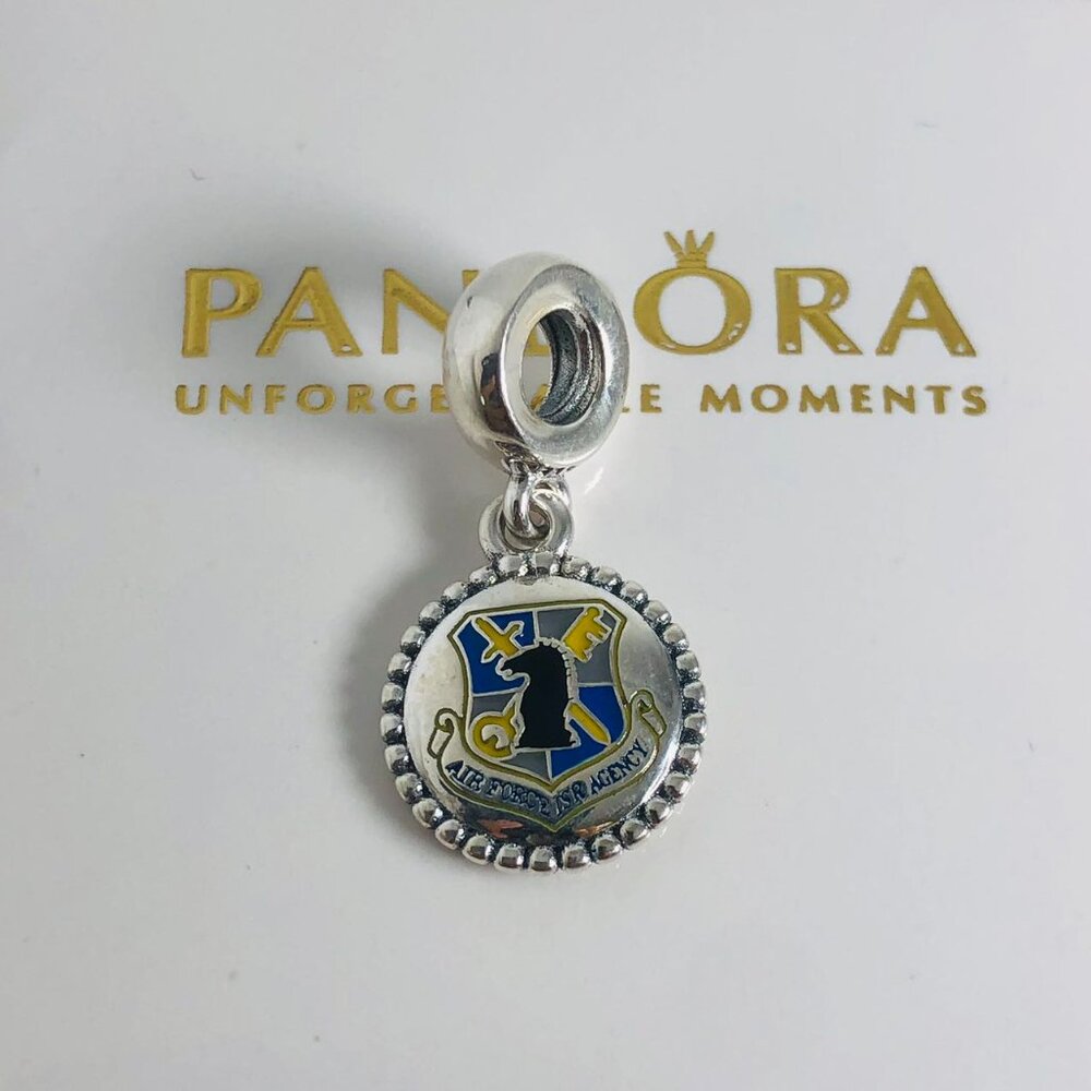 ✨🔥Pandora Air Force ISR Agency Flag Dangle Charm